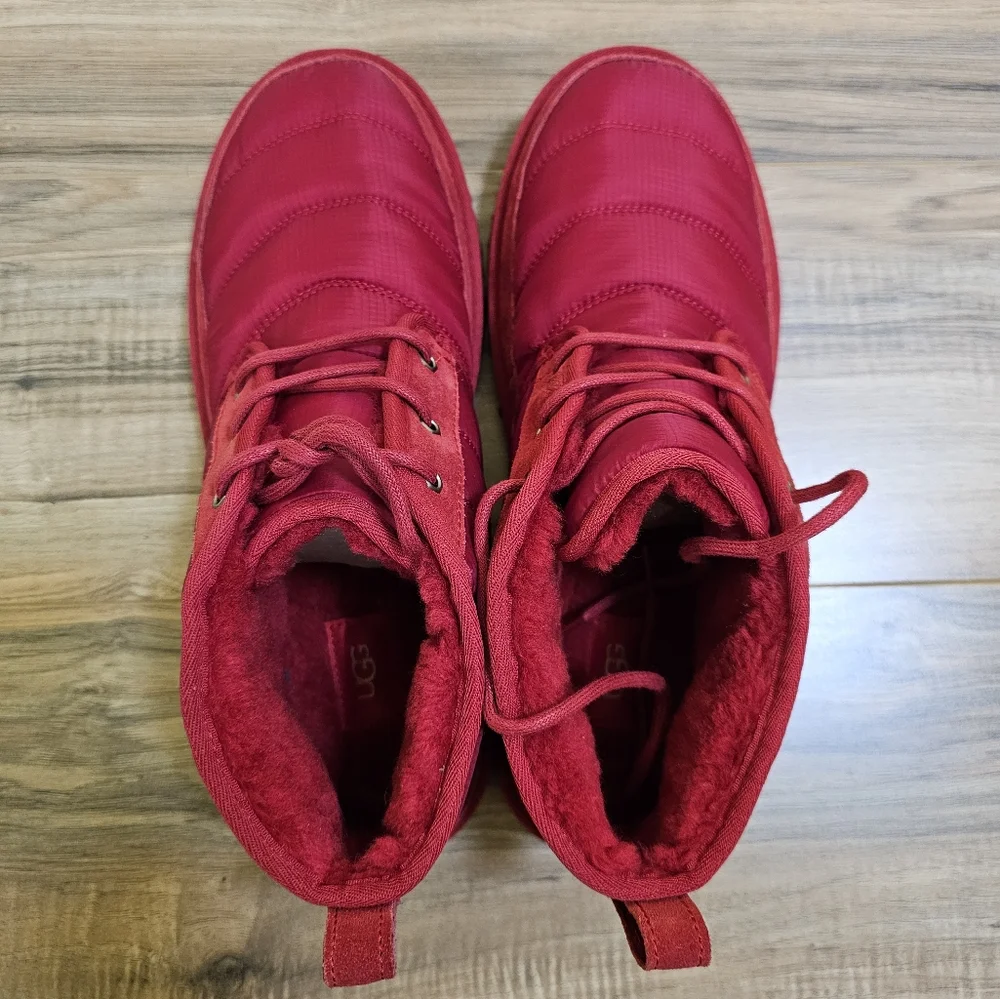 UGG Men's Neumel LTA, samba red, size US 14